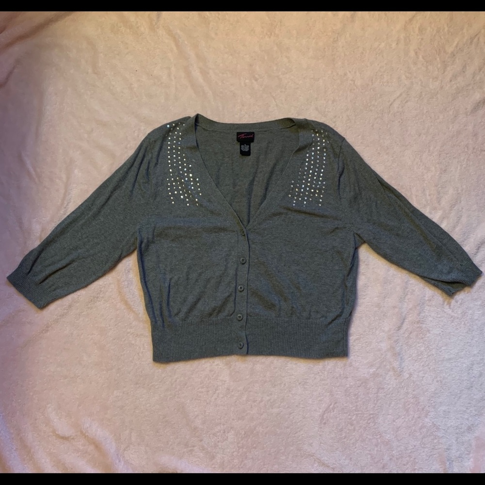 FINAL PRICE 🌈 Torrid Gray Cardigan 🌈
